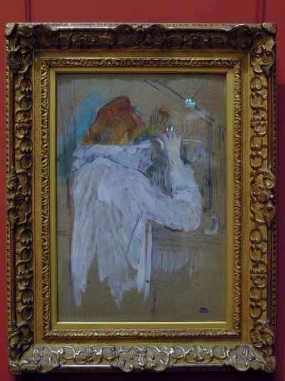 Femme se frisant / Henri de Toulouse-Lautrec / Musée des Augustins / Toulouse